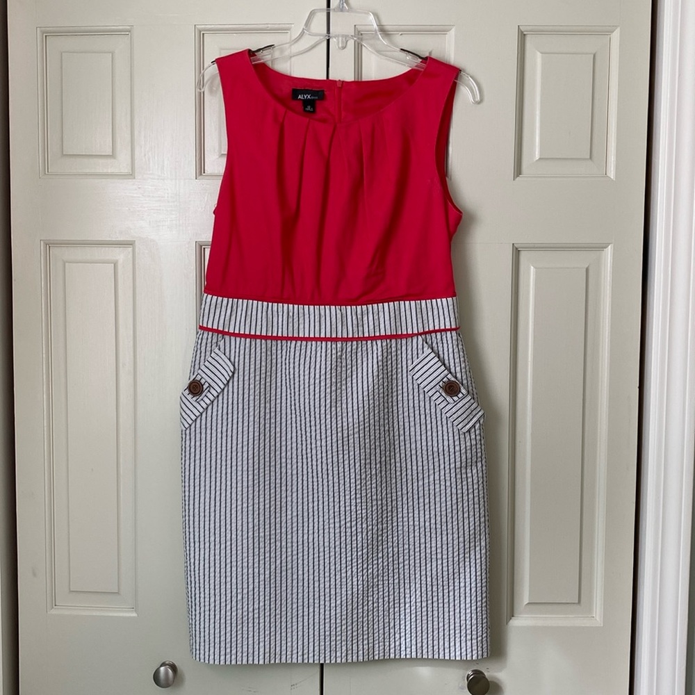 ALYX Fuschia, Striped Dress
